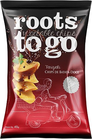 CHIPS FLAVORS TERIYAKI 45G ROOTS TO GO