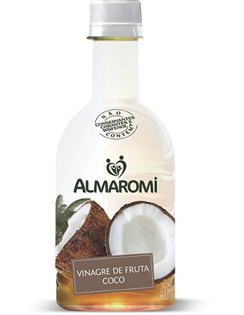 VINAGRE COCO PET 400ML ALMAROMI