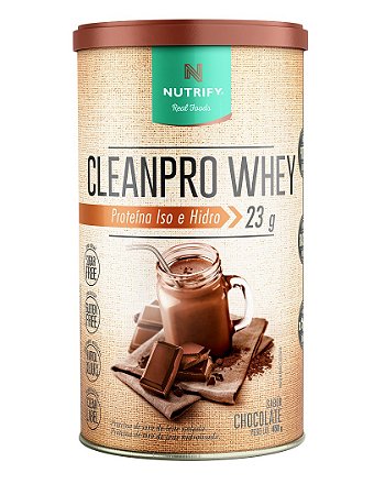CLEANPRO WHEY CHOCOLATE 450G NUTRIFY