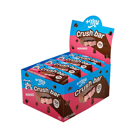 BARRA CRUSH BAR MORANGO 12 X 40G +MU