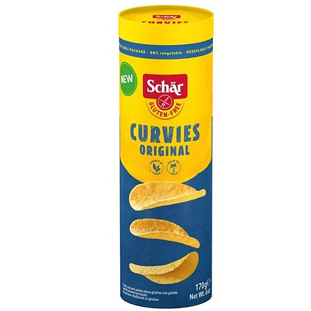 CHIPS BATATA CURVIES ORIGINAL 170G SCHAR