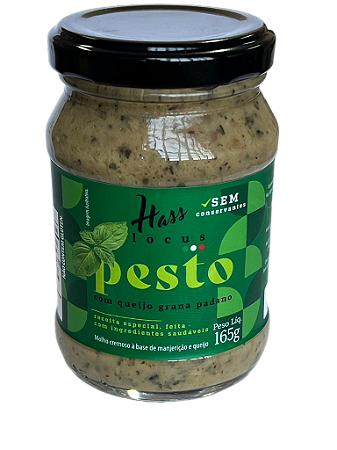 MOLHO PESTO 165G HASS