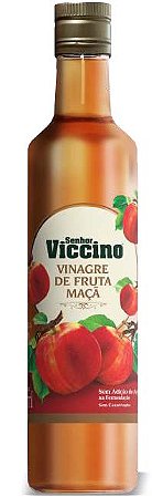VINAGRE DE MACA VIDRO 500ML SR VICCINO