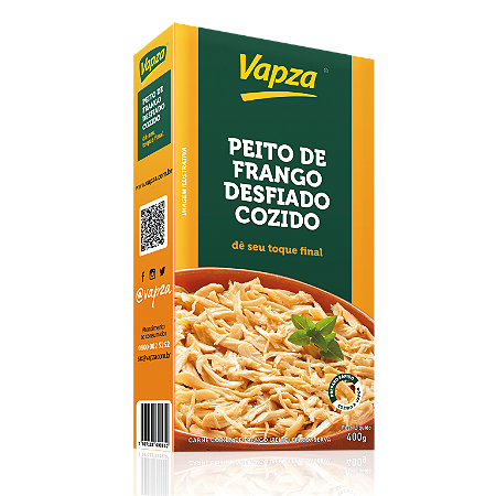 TOQUE FINAL PEITO FRANGO DESFIADO 400G VAPZA