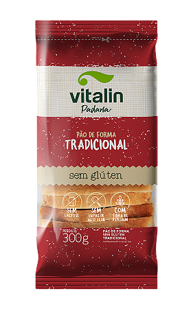 PAO DE FORMA TRADICIONAL 300G VITALIN