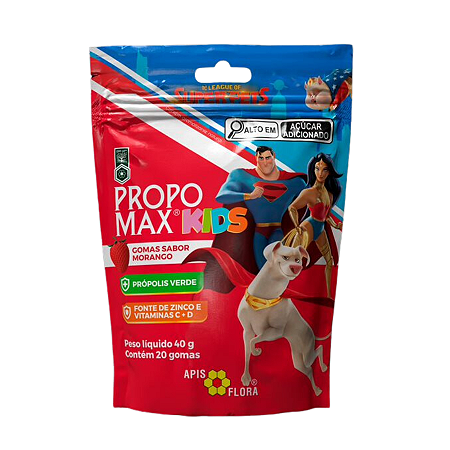 PROPOMAX KIDS GOMAS MORANGO 40G APIS FLORA