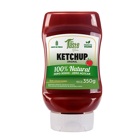 KETCHUP 100% NATURAL GREEN 350G MRS TASTE
