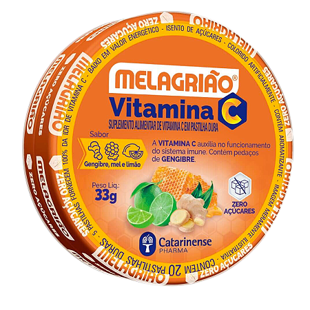 MELAGRIAO PAST VITA C LIMAO E MEL LATA CATARINENSE
