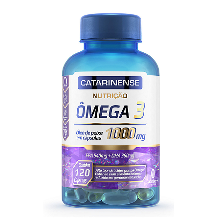 OMEGA 3 1000MG 120 CPS CATARINENSE