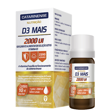 D3 MAIS 2000UI 10 ML CATARINENSE