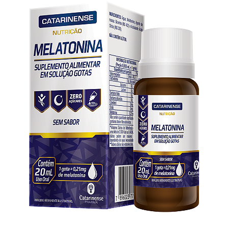 MELATONINA SEM SABOR 20 ML CATARINENSE