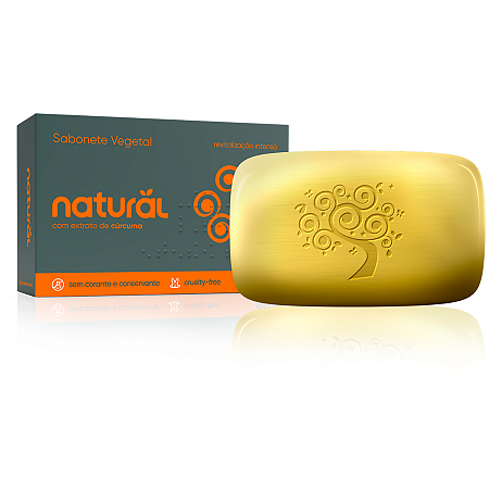 SABONETE NATURAL EXTRATO CURCUMA 80G ON