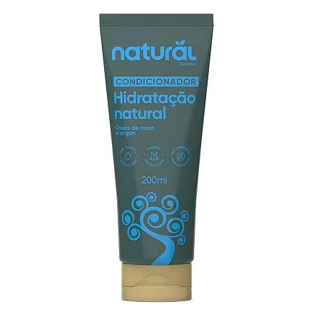 CONDICIONADOR NATURAL OLEO DE COCO E ARGAN 200ML ON