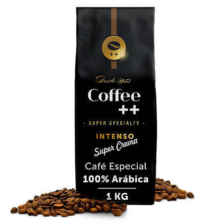 CAFE INTENSO SUPER CREMA GRAOS TORRADO 1KG COFFEE +