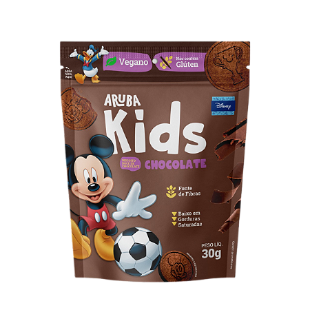 BISCOITO ARUBA KIDS MICKEY CHOCOLATE 30G