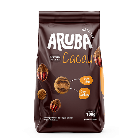 BISCOITO CACAU 100G ARUBA