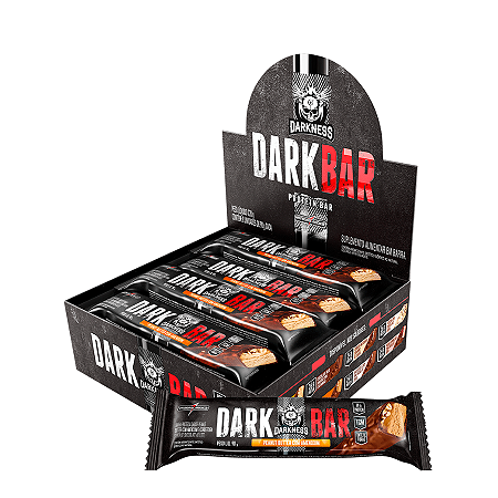 BARRA DARK PEANUT BUTTER 8 X 90G DARKNESS