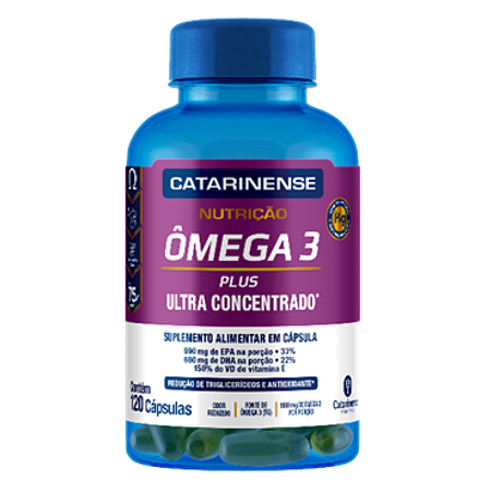 OMEGA 3 PLUS 120 CP CATARINENSE