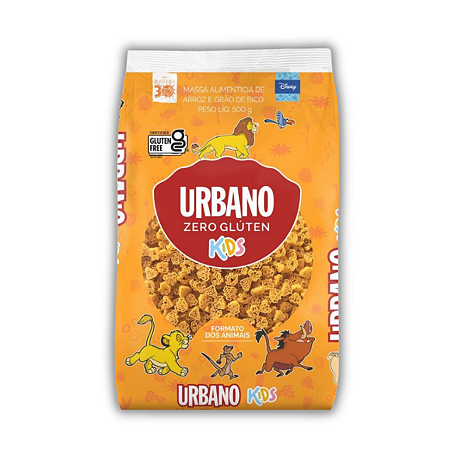 MASSA ARROZ KIDS GRAO DE BICO PERSONAGENS 500G URBANO