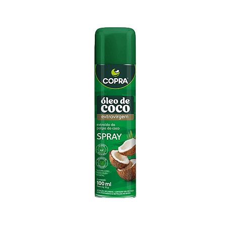 OLEO DE COCO EXTRA VIRGEM SPRAY 100ML COPRA