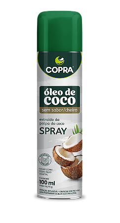 OLEO DE COCO SEM SABOR SPRAY 100ML COPRA