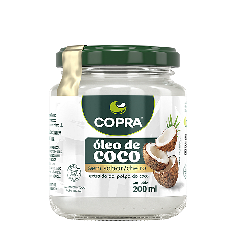 OLEO DE COCO SEM SABOR 200 ML COPRA
