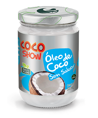 OLEO DE COCO SEM SABOR 500ML COCO SHOW