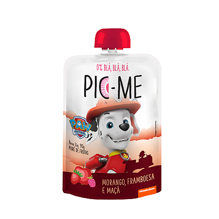 PAPINHA MORANGO FRAMBOESA E MACA 90G PIC ME