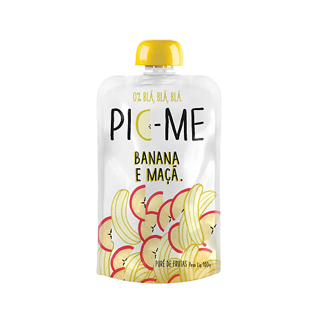 PAPINHA BANANA E MACA 100G PIC ME