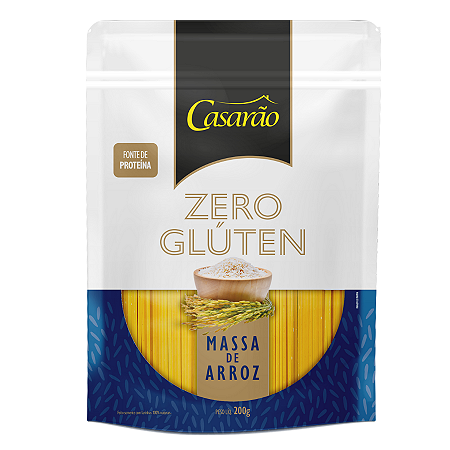 MASSA ARROZ SPAGHETTI 200G CASARAO
