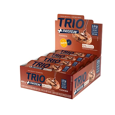 BARRA + PROTEIN COOKIES 12X40G TRIO