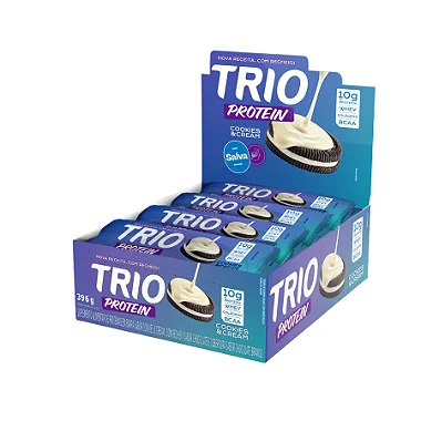 BARRA PROTEIN COOKIES'N CREAM 12 X 33G TRIO