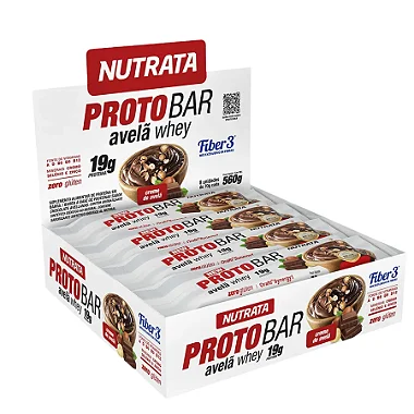 BARRA PROTOBAR AVELA WHEY 9 X 70G NUTRATA