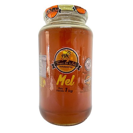 MEL VIDRO 1KG FAVO DE MEL