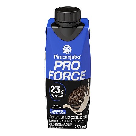BEBIDA PRO FORCE COOKIES 250ML PIRACANJUBA