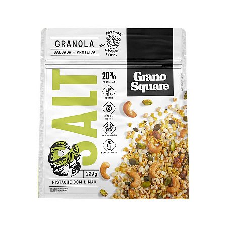 GRANOLA SALT PRO PISTACHE LIMÃO 200G GRANOSQUARE