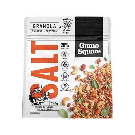 GRANOLA SALT PRO TOMATE MANJERICAO 200G GRANOSQUARE