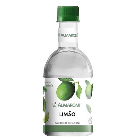 VINAGRE ALCOOL COMPOSTO LIMAO 400ML ALMAROMI