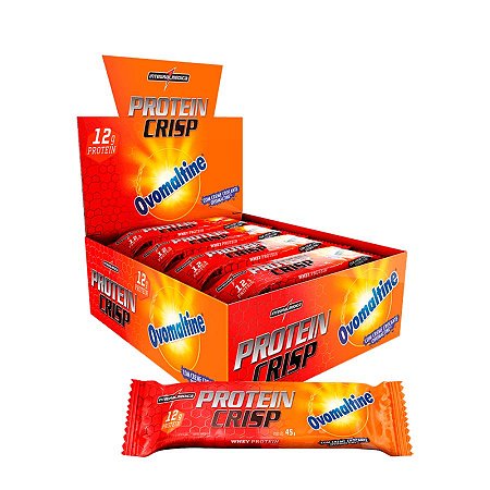 BARRA PROTEIN CRISP OVOMALTINE 12 X 45G INTEGRALMEDICA