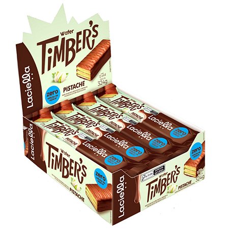 TIMBERS WAFER PISTACHE ZERO 12 X 27G LACIELLA