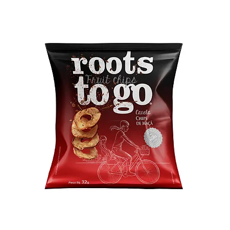 CHIPS DE MAÇA COM CANELA 32G ROOTS TO GO
