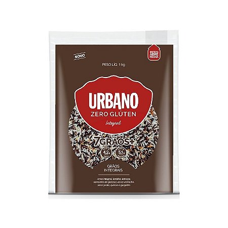 ARROZ 7 GRAOS+ COM LENTILHA E GIRASSOL 500G URBANO