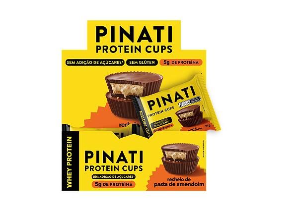 PROTEIN CUPS AMENDOIM 18 X 21G PINATI