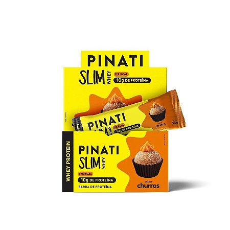 BARRA SLIM WHEY CHURROS 16 X 35G PINATI