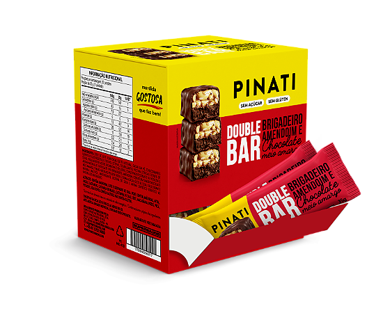 BARRA DOUBLE BAR BRIGADEIRO 32 X 35G PINATI