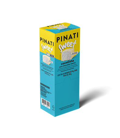 SWEET BITE COCADINHA COM CHOCOLATE BRANCO 24 X 14G PINATI