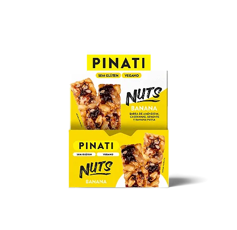 BARRA NUTS BANANA 20 X 30G PINATI