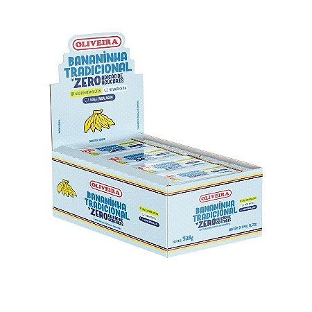 BANANINHA TRADICIONAL ZERO 24 X 22G OLIVEIRA