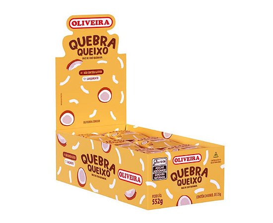 DOCE DE COCO QUEBRA QUEIXO 24 X 23G OLIVEIRA