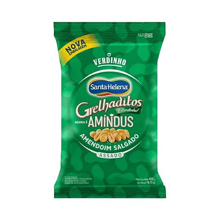 AMINDUS AMENDOIM SALGADO 400G SANTA HELENA